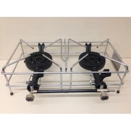 Fornellone Europa In Filo Cromato 2 FUOCHI