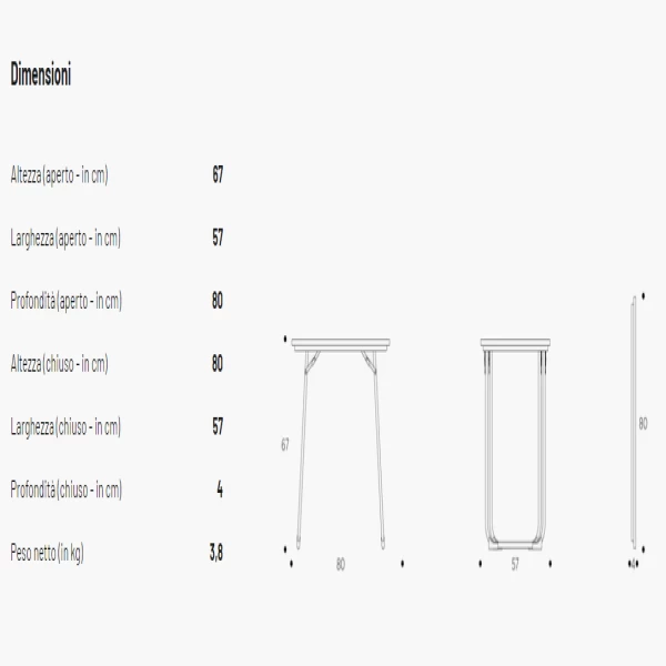 Tavolo LaFuma Fidji - immagine 3