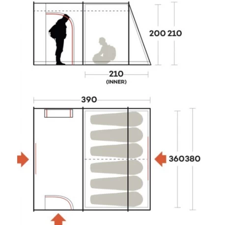 Tenda Ferrino Fenix 6 - immagine 2